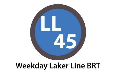 Route LL 45 button